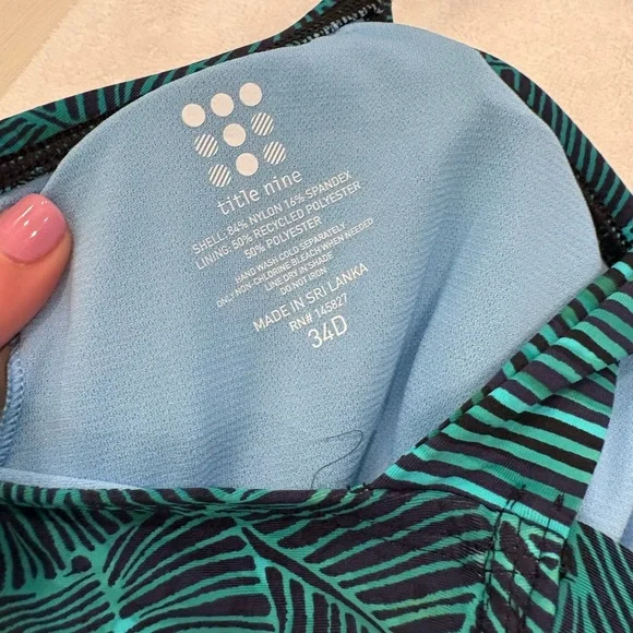 EUC Title Nine Bikini Tankini set - Picture 4 of 6